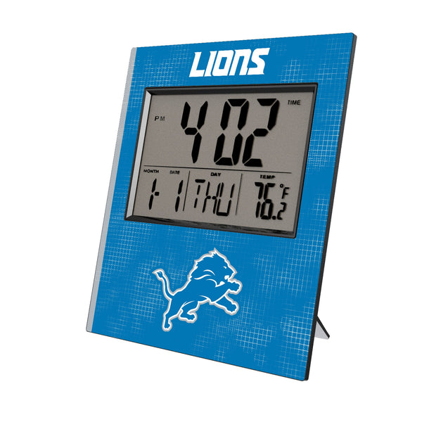 Detroit Lions Hatch Wall Clock