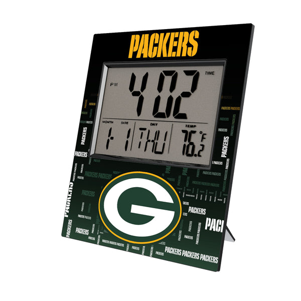 Green Bay Packers Quadtile Wall Clock