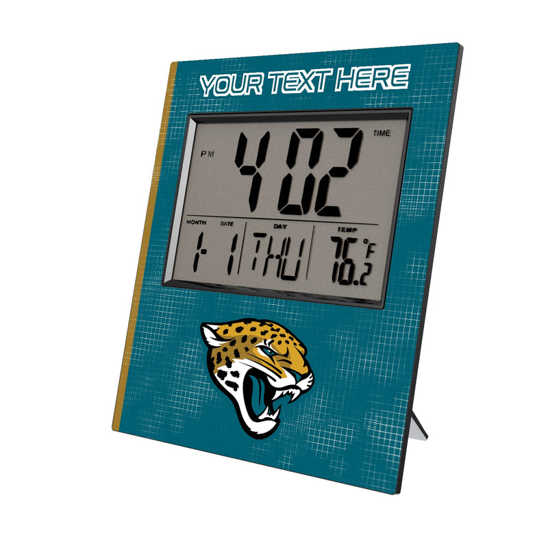 Jacksonville Jaguars Personalized Hatch Wall Clock