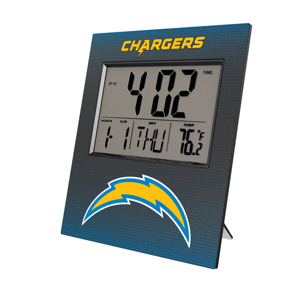 Los Angeles Chargers Linen Wall Clock