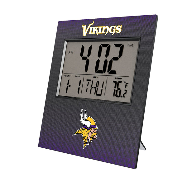 Minnesota Vikings Linen Wall Clock