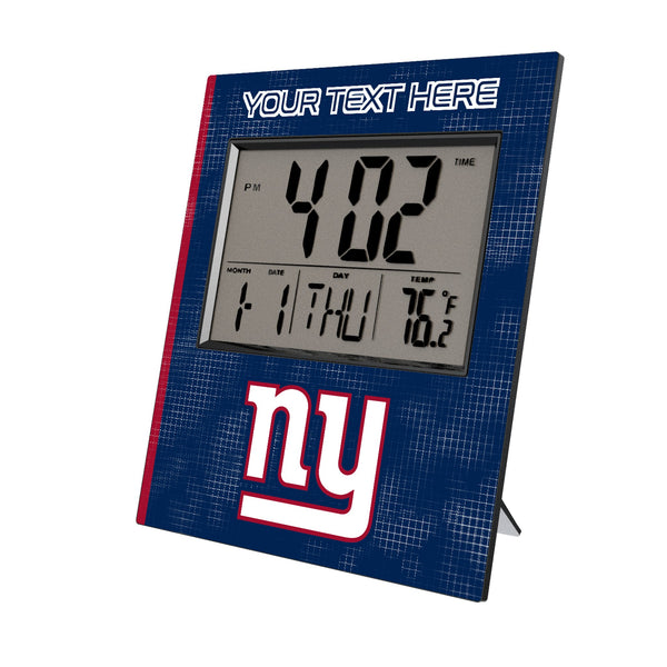 New York Giants Personalized Hatch Wall Clock