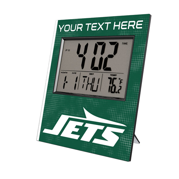 New York Jets Personalized Hatch Wall Clock