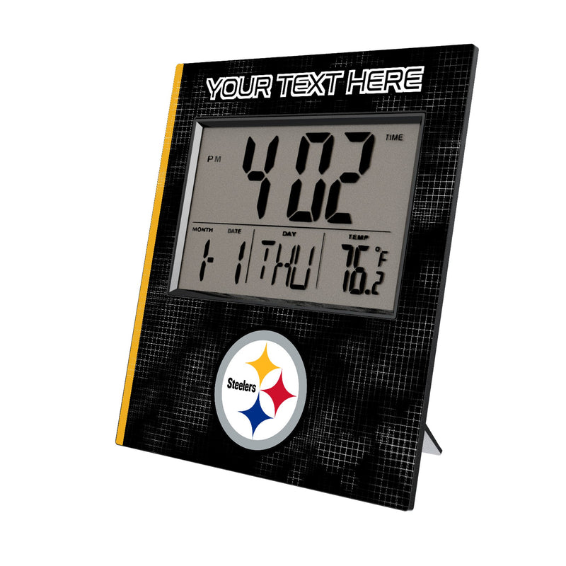 Pittsburgh Steelers Personalized Hatch Wall Clock