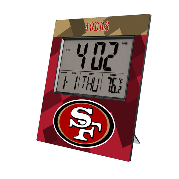 San Francisco 49ers Color Block Wall Clock