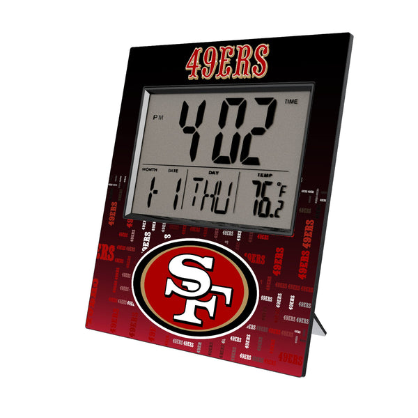 San Francisco 49ers Quadtile Wall Clock