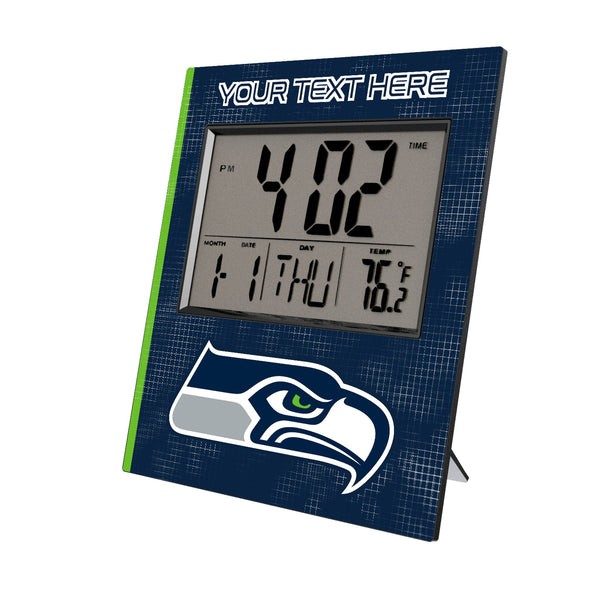 Seattle Seahawks Personalized Hatch Wall Clock