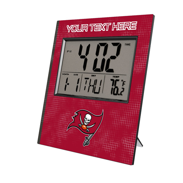 Tampa Bay Buccaneers Personalized Hatch Wall Clock