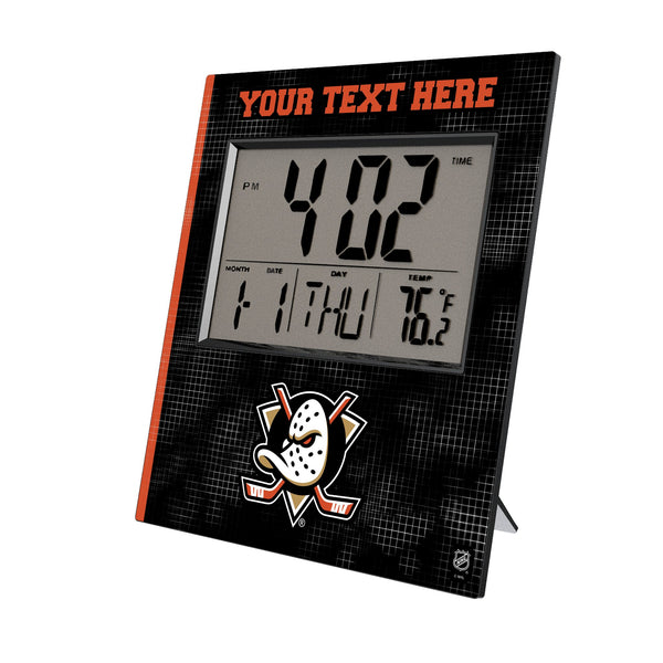 Anaheim Ducks Personalized Hatch Wall Clock