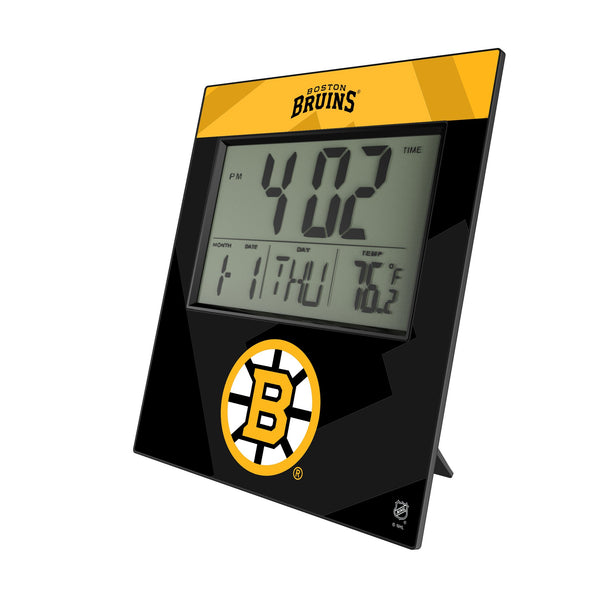 Boston Bruins Color Block Wall Clock