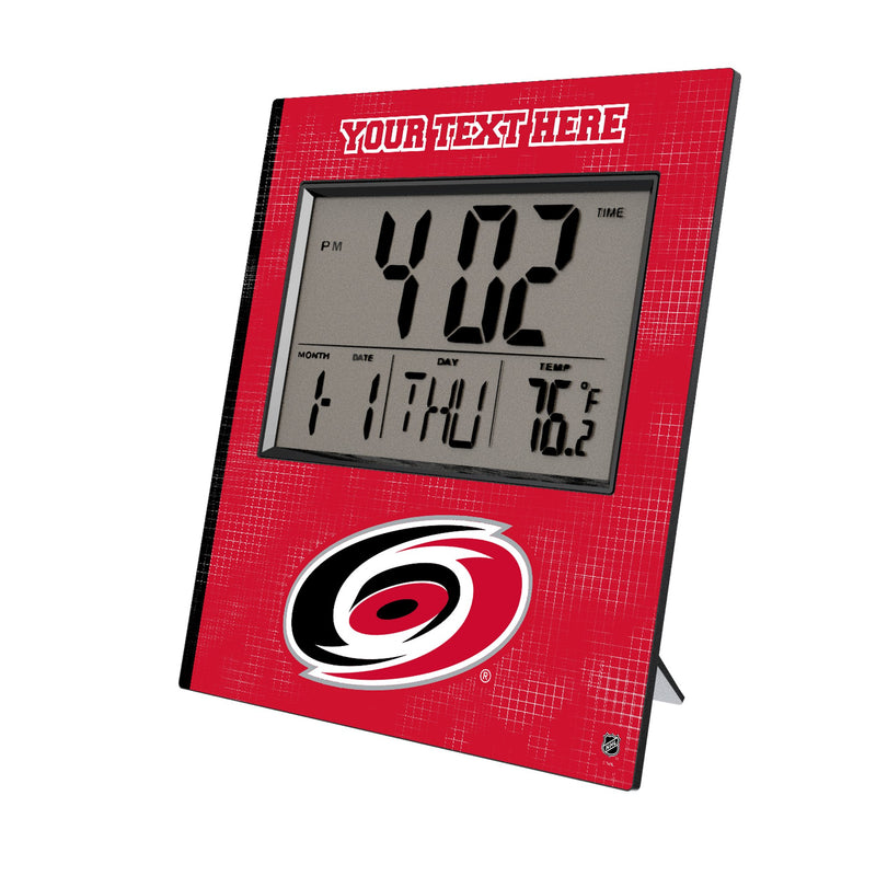 Carolina Hurricanes Personalized Hatch Wall Clock