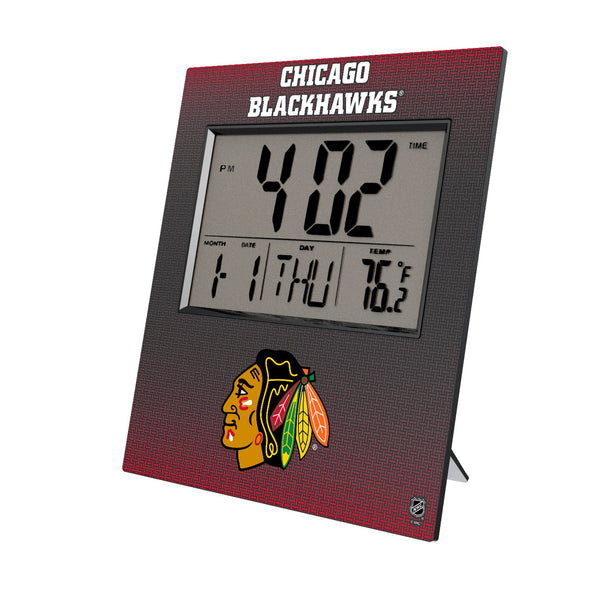 Chicago Blackhawks Linen Wall Clock
