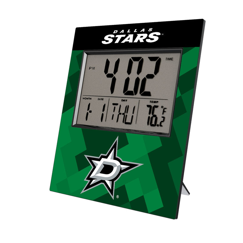 Dallas Stars Color Block Wall Clock