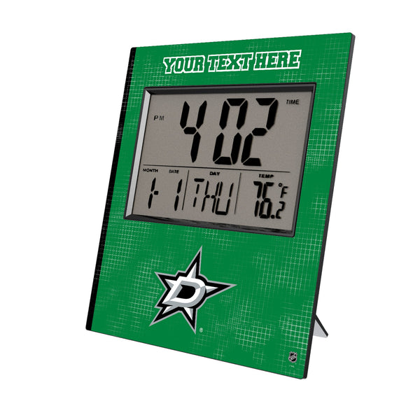 Dallas Stars Personalized Hatch Wall Clock