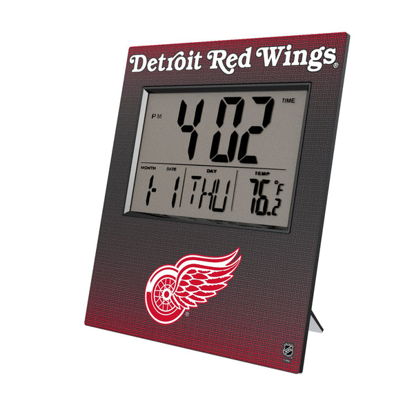 Detroit Red Wings Linen Wall Clock