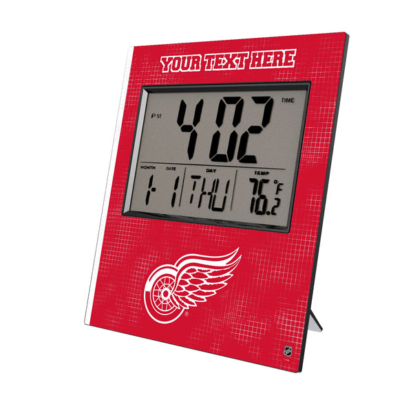 Detroit Red Wings Personalized Hatch Wall Clock