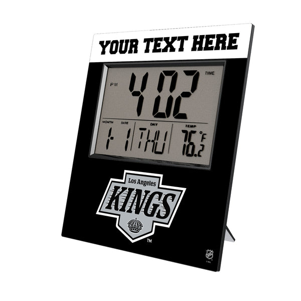 LA Kings Personalized Color Block Wall Clock