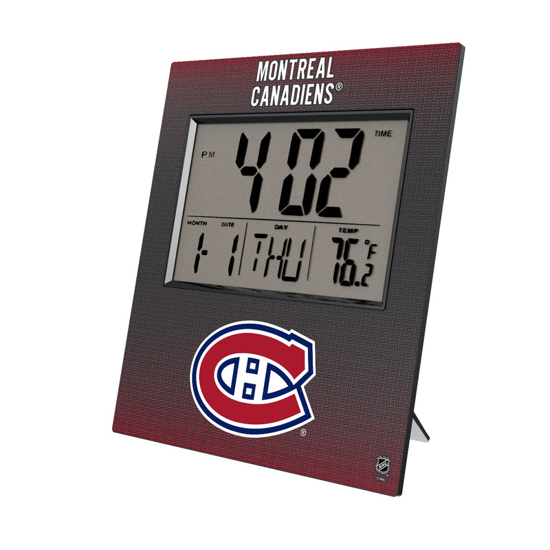 Montreal Canadiens Linen Wall Clock