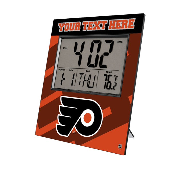 Philadelphia Flyers Personalized Color Block Wall Clock