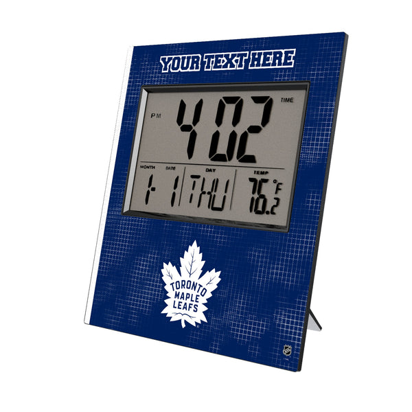 Toronto Maple Leafs Personalized Hatch Wall Clock