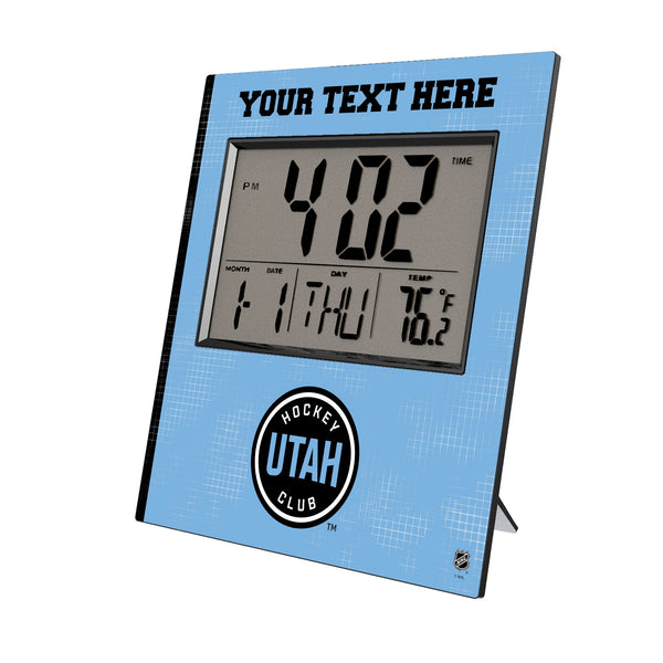 Utah Hockey Club Personalized Hatch Wall Clock