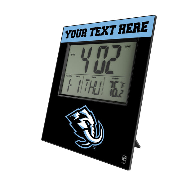 Utah Mammoth Personalized Color Block Wall Clock