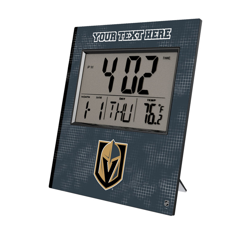 Vegas Golden Knights Personalized Hatch Wall Clock