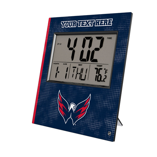 Washington Capitals Personalized Hatch Wall Clock