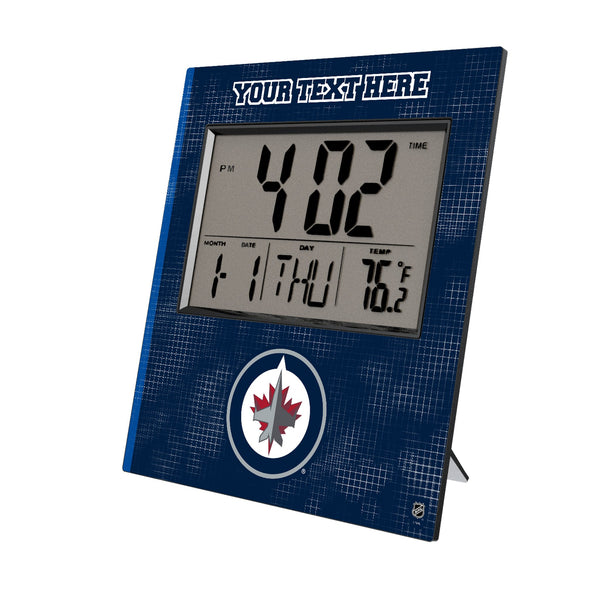 Winnipeg Jets Personalized Hatch Wall Clock