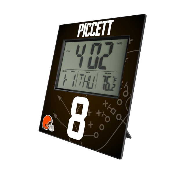 Kenny Pickett Cleveland Browns 8 Game Tactic Wall Clock