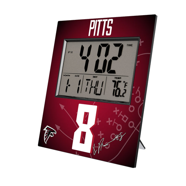 Kyle Pitts Atlanta Falcons 8 Game Tactic Wall Clock