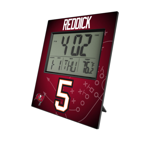 Haason Reddick Tampa Bay Buccaneers 5 Game Tactic Wall Clock