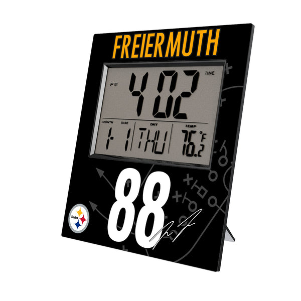 Pat Freiermuth Pittsburgh Steelers 88 Ready Wall Clock