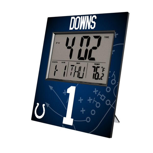 Josh Downs Indianapolis Colts 1 Game Tactic Wall Clock