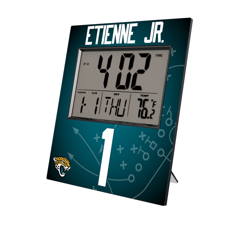 Travis Etienne Jr. Jacksonville Jaguars 1 Game Tactic Wall Clock