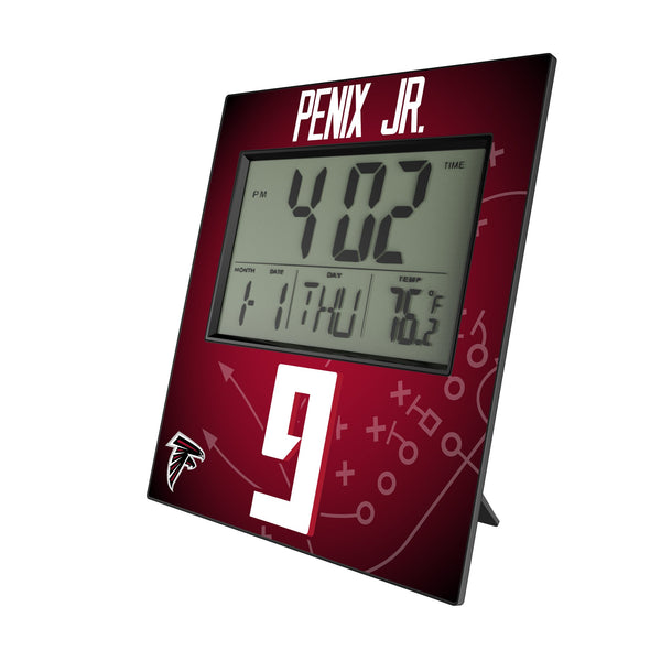 Michael Penix Jr. Atlanta Falcons 9 Game Tactic Wall Clock