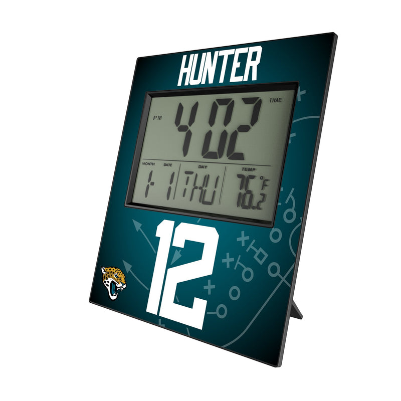 Travis Hunter Jacksonville Jaguars 12 Game Tactic Wall Clock