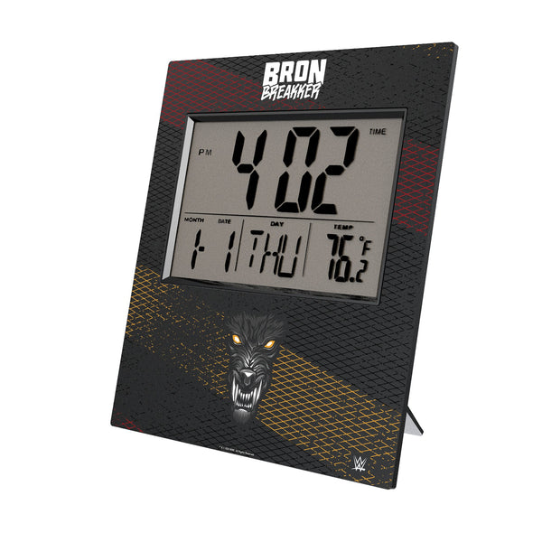 Bron Breakker Steel Wall Clock