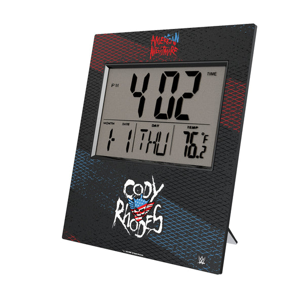 Cody Rhodes Steel Wall Clock