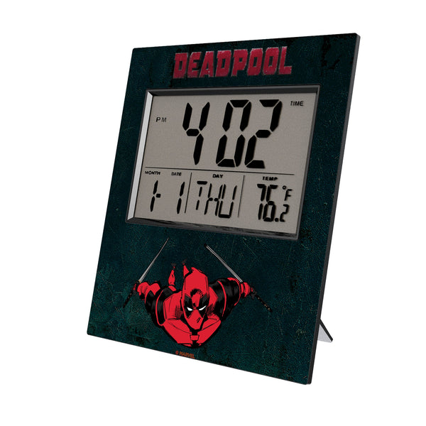 Marvel Deadpool Badge Wall Clock