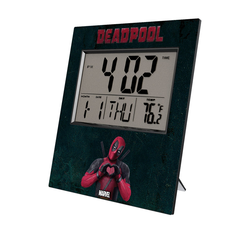 Marvel Deadpool Badge Wall Clock