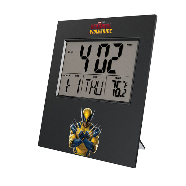 Marvel Deadpool Wolverine Badge Wall Clock