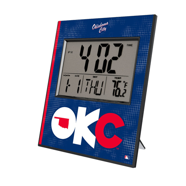 Oklahoma City Baseball Club Hatch Wall Clock