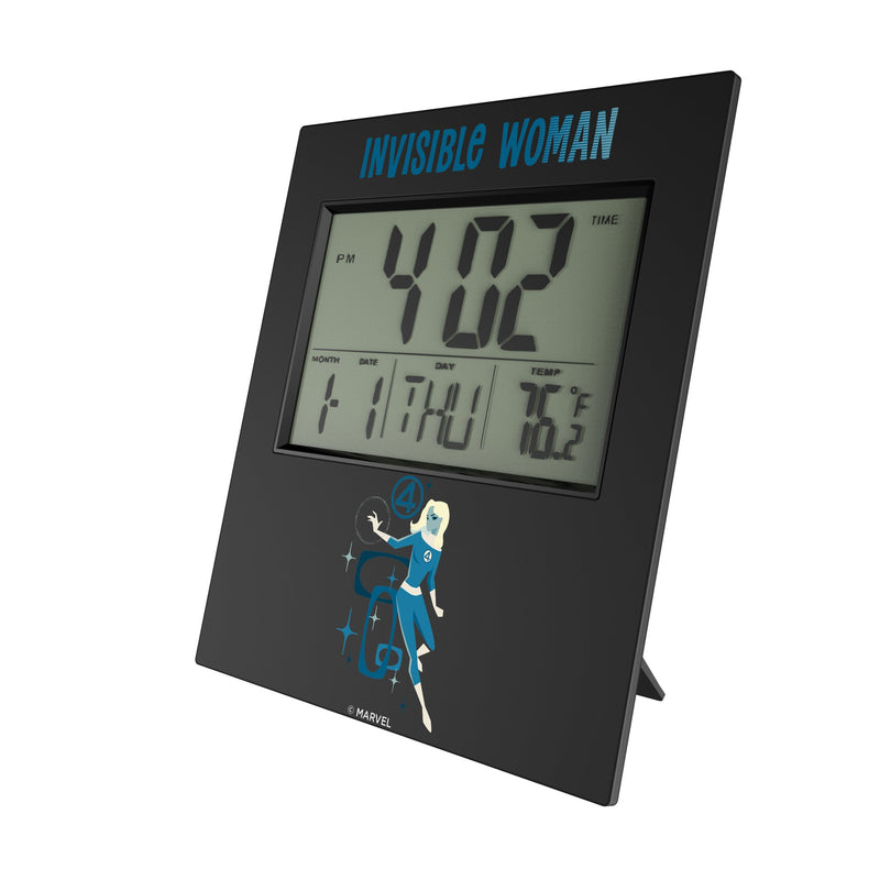 Marvel Invisible Woman Badge Wall Clock
