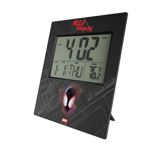 Marvel Miles Morales Badge Wall Clock
