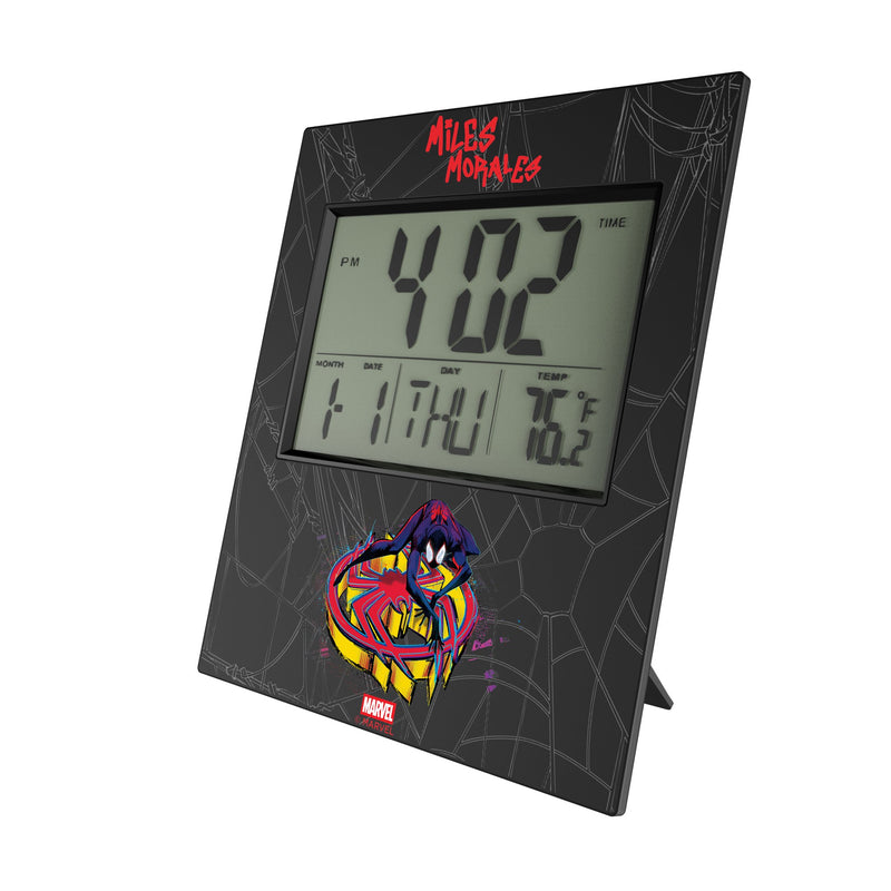 Marvel Miles Morales Badge Wall Clock