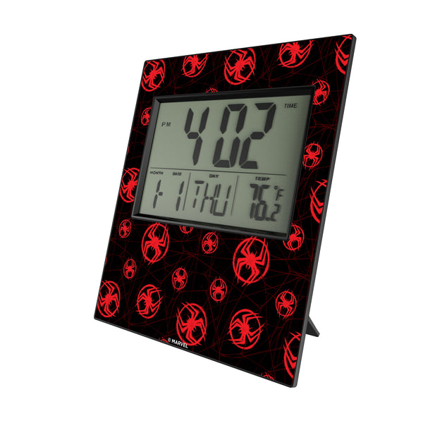 Marvel Miles Morales Pattern Wall Clock