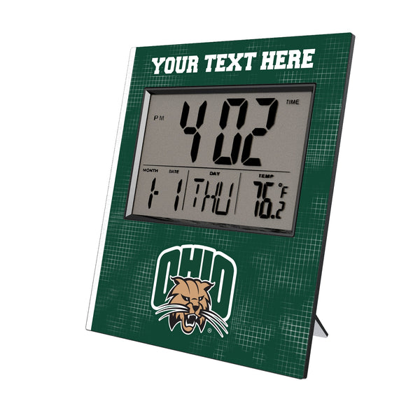 Ohio University Bobcats Personalized Hatch Wall Clock