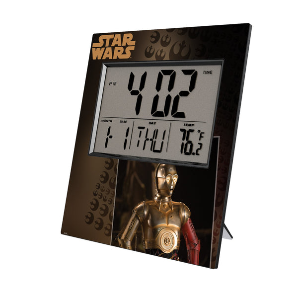 Star Wars C-3PO Portrait Wall Clock