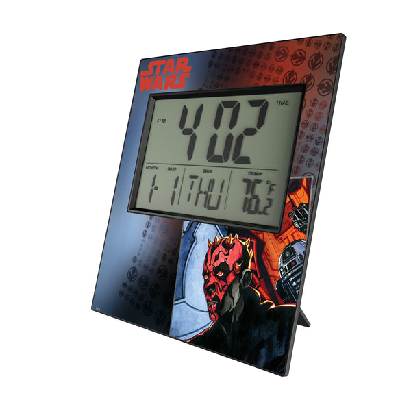 Star Wars Darth Maul Portrait Wall Clock